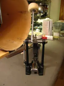 I played a gig using a 1940 Ludwig Junior bass drum!