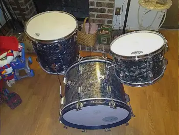 Rogers Black Diamond Pearl Drums