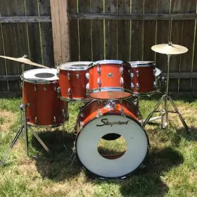 Slingerland Avante ultra rare Sparkling Orange Pearl