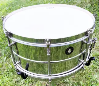 FOR SALE: Vintage 1930s Ludwig Pioneer Nickel Over Brass 6.5x14 Eight Lug Model Snare