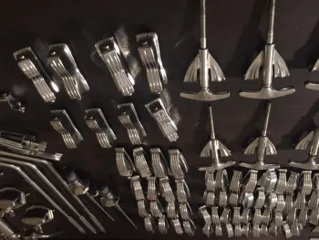 Huge Vintage Ludwig Parts lot and hoops