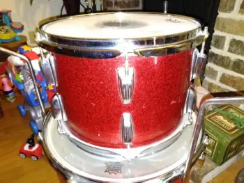 Ludwig Red Sparkle Toms