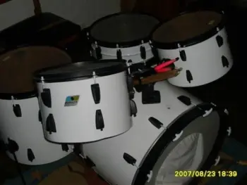 Restoring a PAINTED Ludwig Super Classic set