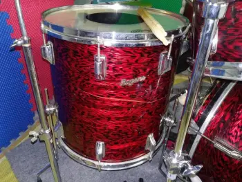 Rogers Red Onyx Drums Complete