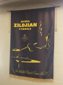 Getting a tour of Zildjian today!