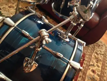 Premier Blue Shimmer drumset