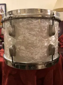 Slingerland Radio King 8x12 (40s/50s) &gt; Ludwig 60s Keystone Gold Sparkle 8x12