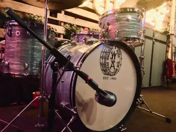 1968 Walberg &amp; Auge Perfection Jazz Outfit in Rogers Blue Strata Pearl 20/14/12/14