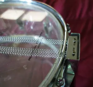 Fibes Crystalite snare hoop questions.