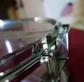 Fibes Crystalite snare hoop questions.