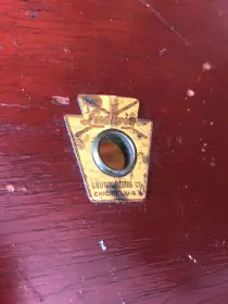 FOR SALE: Vintage 1961 Ludwig 12x20 Hobby Bass Drum in Mahogany