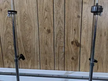 Two-Ludwig 1123-1 &quot;Spur Lock&quot; Hi-Hat Stands-70's/80's Wide Base Model