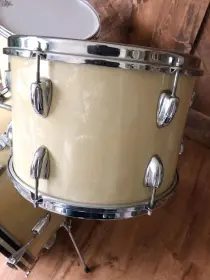 FOR SALE: Vintage 1965 Slingerland 13/16/20 Drum Set in White Marine Pearl