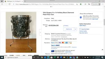 Rogers 14&quot; floor tom sale question