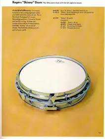 Rogers Pancake Snare