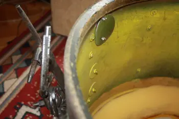 The punk rocker's 1965 Ludwig restored