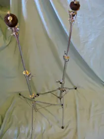 Rogers Swan Leg cymbal stands.