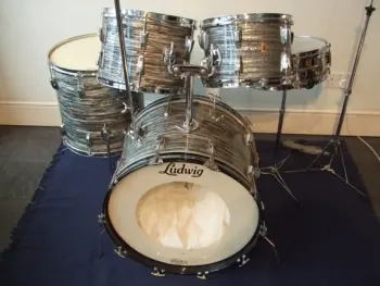 Ludwig questions!  Oyster finish, bowling ball, lugs, HH stand and more...