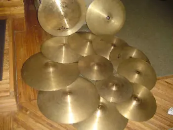 Ludwig Monster Set w/13 Zildjians and a sweet old Snare