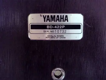 Vintage yamaha bass drum!