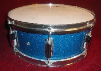 Maxwin (pearl) Blue Sparkle Snare Drum In Exc Cond!