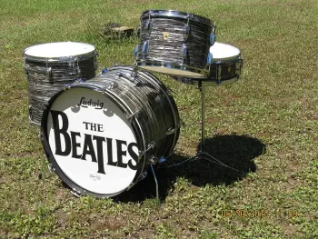 1967 Ludwig Black Oyster Set Ringo, ORIGINAL