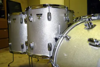 Ludwig Standards in Silver Mist
