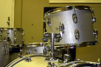 Ludwig Standards in Silver Mist