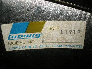 1970s S/S Ludwig Thunder Down Under