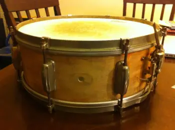 1950's Curly S Slingerland Chicago Badge