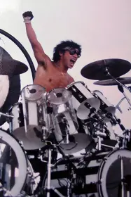 11 Piece Ludwig Monster -double Bass Kit From 8o's Van Halen Tribute