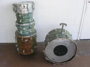 Ludwig B/O 3 ply Granitone with a sad BB wrap... CHEAP