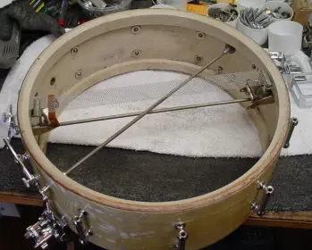 1929-30 LUDWIG &amp; LUDWIG 5x14 WMP/CHROME SUPER-SENSITIVE MODEL