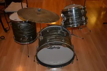 1967 Ludwig Black Oyster Pearl 20/13/16