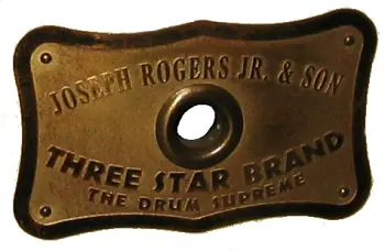 olde Rogers Three Star Brand badge