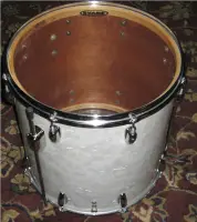 1963 Slingerland Marine white Pearl Kit
