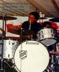 Ludwig Buddy Rich Monroe badge 14x26 set