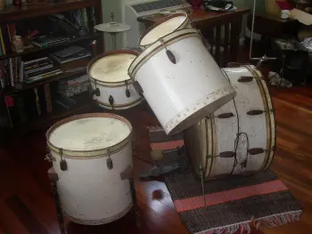 The oldest drum set