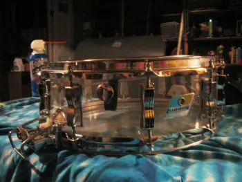 Ludwig Clear vistalite with supersensitive snare
