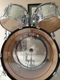 1977 chrome over wood 6-piece Slingerland kit