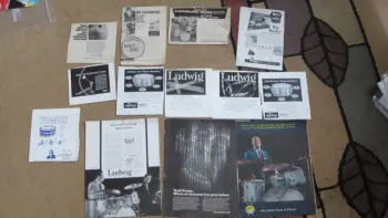 Lots of drum catalogs..