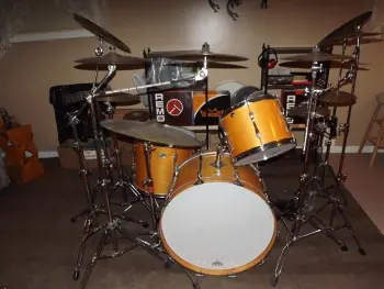 Newest Acquistion - 70`s Ludwig Mach 4 Thermglass Maple Kit