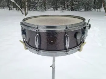 RARE FIND! 60's Gretsch 4157 snare drum in STARLIGHT SPARKLE!