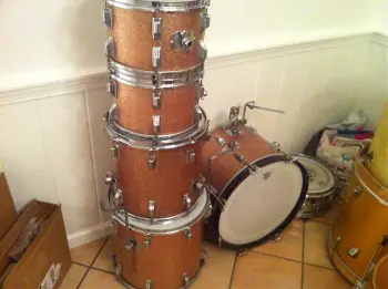 Rogers Champagne Sparkle Cleveland 5 Piece Kit