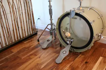 Orange Hi-hat and Bass drum pedal for sale