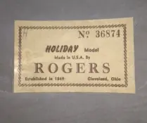 Rogers Holiday (1960's) - Information inquiry
