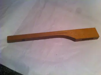 WW1 (pre / post) Marching drum music holders, brass lyres, wooden arms, Rare? Value?