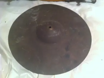 WW1 cymbal and Bass drum Cymbal, with attachment, Rare? Valuable