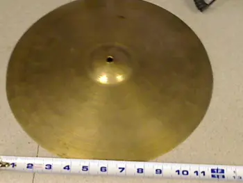 Hopefully you can tell me info.  VINTAGE RARE SIGNED CYMBAL