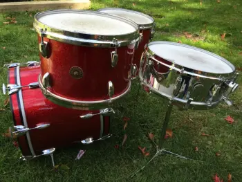 1960's Vintage Gretsch Round Badge bop kit 12/14/18 !